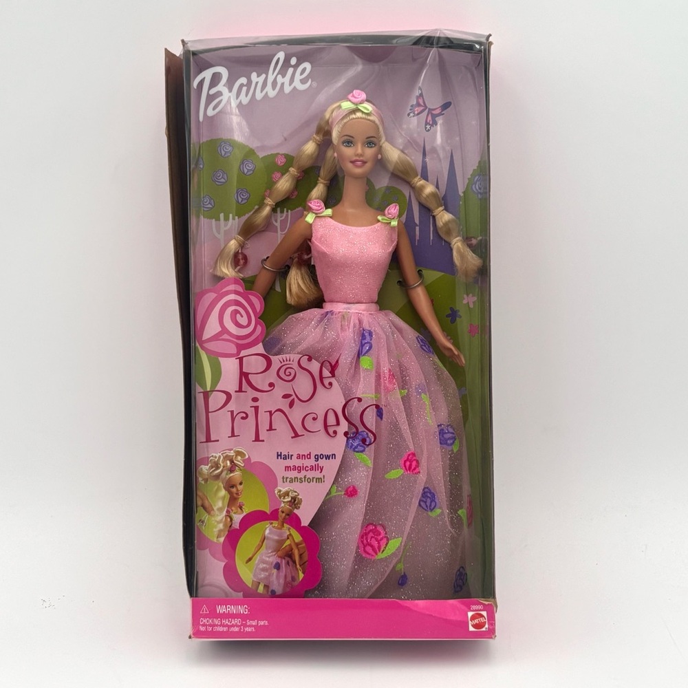 Rose Princess Barbie Doll 2000 Mattel #28990